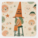 Recherche de le cerveau autocollants Graphique