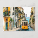 Recherche de lisbonne posters Voie de tramway jaune