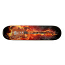 Recherche de guitare skateboards Rouge