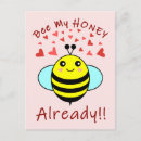 Recherche de abeilles cartes postales Abeille mignonne