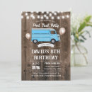 Recherche de nourriture invitations Fête d'anniversaire