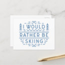 Recherche de skieurs cartes postales Drôle
