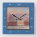 Recherche de peintures impressionnistes horloges Vintage