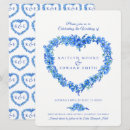 Recherche de bleu 16x22 invitations Blanc