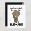 Recherche de éléphants drôles cartes postales Faune