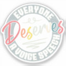 Recherche de linguistique autocollants Thérapie vocale