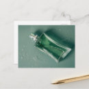 Recherche de bouteille de parfum cartes postales Mode