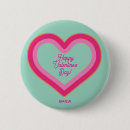 Recherche de saint valentin badges Rose