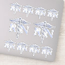 Recherche de infirmière rn autocollants Caducée