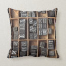 Recherche de typographie vintage coussins Police