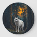 Recherche de loup blanc horloges Forêt