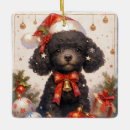 Recherche de caniche noir ornements Noël