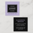 Recherche de lilas cartes visite Votre logo ici