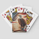 Recherche de aigle américain jeux de cartes Patriotisme