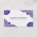 Recherche de floral violet cartes visite Girly