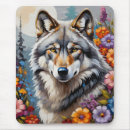 Recherche de loup tapis souris Dog
