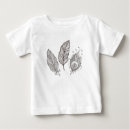 Recherche de griffonnage bébé tshirts Plume