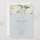 Recherche de blue petite communion invitations Bleu poussiéreux