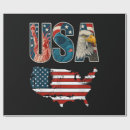 Recherche de drapeau des etats unis papier cadeau Patriotique