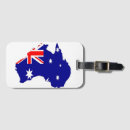 Recherche de drapeau australien bagages étiquettes Pays