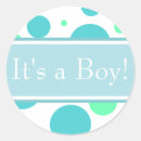 Recherche de faire part de bébé autocollants Polka