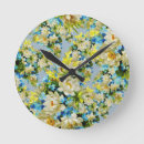 Recherche de motif floral vintage horloges Fleurs