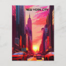 Recherche de vintage style cartes postales Coucher de soleil