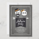 Recherche de skull halloween invitations Mignon