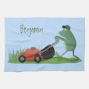 Recherche de grenouille drôle cuisine linges Dessin
