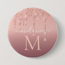 Recherche de monogramme rose badges Anniversaire