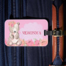Recherche de jolie bagages étiquettes Jeune fille