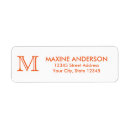 Recherche de monogramme orange Lettre