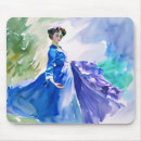 Recherche de bleu dame tapis souris Femme