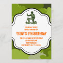 Recherche de camo 13x18 invitations Garçons