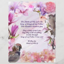 Recherche de amour papier à lettre Aquarelle