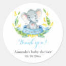 Recherche de éléphant de bébé autocollants Baby shower éléphant
