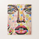 Recherche de visage femme puzzles Visage des femmes