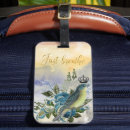 Recherche de oiseau bleu bagages étiquettes Floral