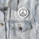 Recherche de symbole de paix badges Rétro