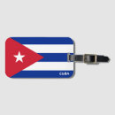 Recherche de cuba bagages étiquettes Drapeau