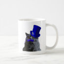 Recherche de chat gris tasses Bleu