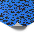 Recherche de pois motif posters Bleu