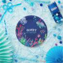 Recherche de anniversaire de poulpe assiettes en papier Capricieux