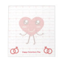 Recherche de valentine blocsnotes Coeurs