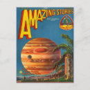 Recherche de science fiction vintage cartes postales Voyage spatial