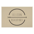 Recherche de fleche posters Monogramme