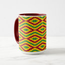 Recherche de motifs africains tasses Géométrique