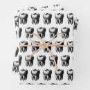 Recherche de dents papier cadeau Dentiste