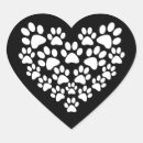 Recherche de amoureux des chats autocollants Empreinte de patte