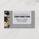 Recherche de entrepreneur général cartes visite Monogramme